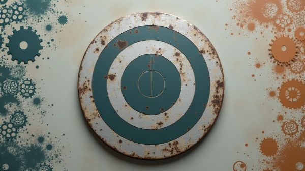 Überraschende pattern für das perfekte pistolenziel